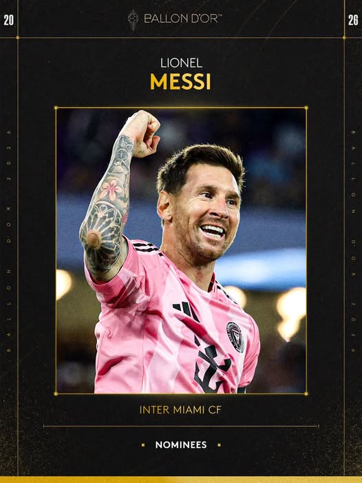 Fabrizio Romano post about Messi Ballon d’Or nomination