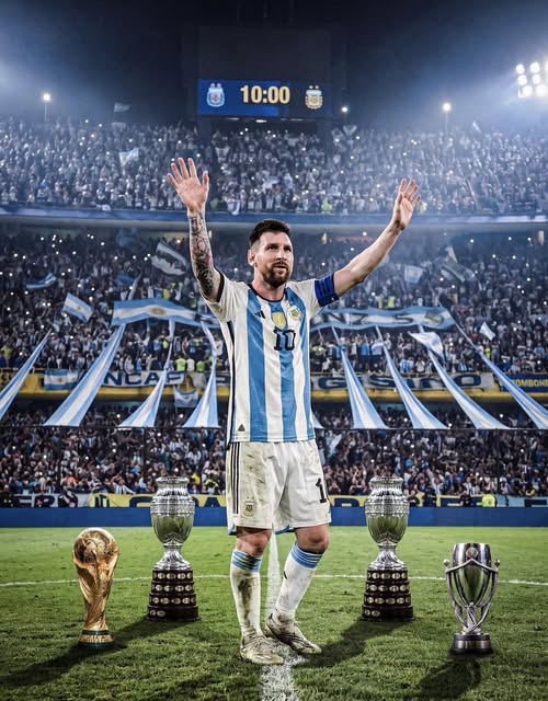 Fabrizio Romano post about Messi tribute in Argentina