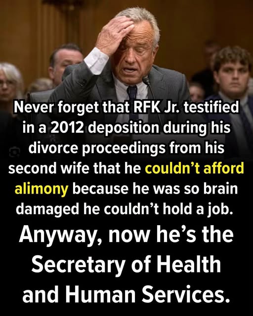 Viral Feminist News image post about RFK Jr brain-parasite divorce argument