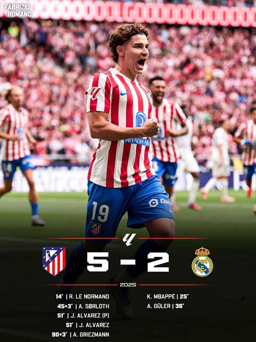 Fabrizio Romano post about Madrid derby