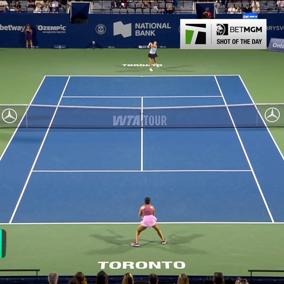 Viral Tennis Channel reel of Alex Eala shot of the day