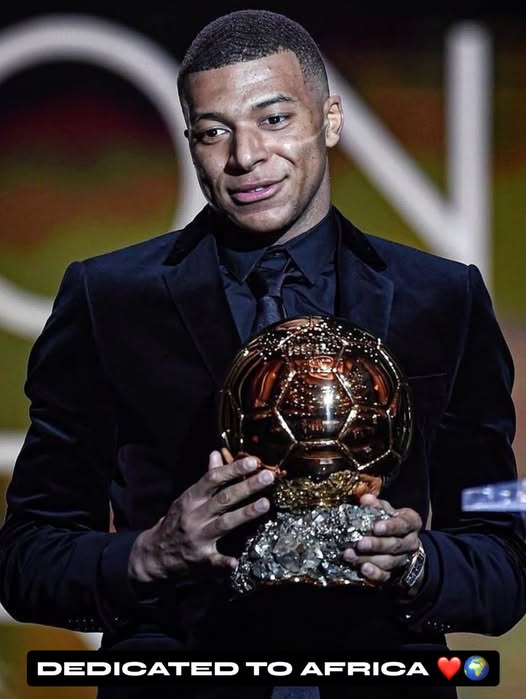 Mbappe Ballon d'Or Africa quote post