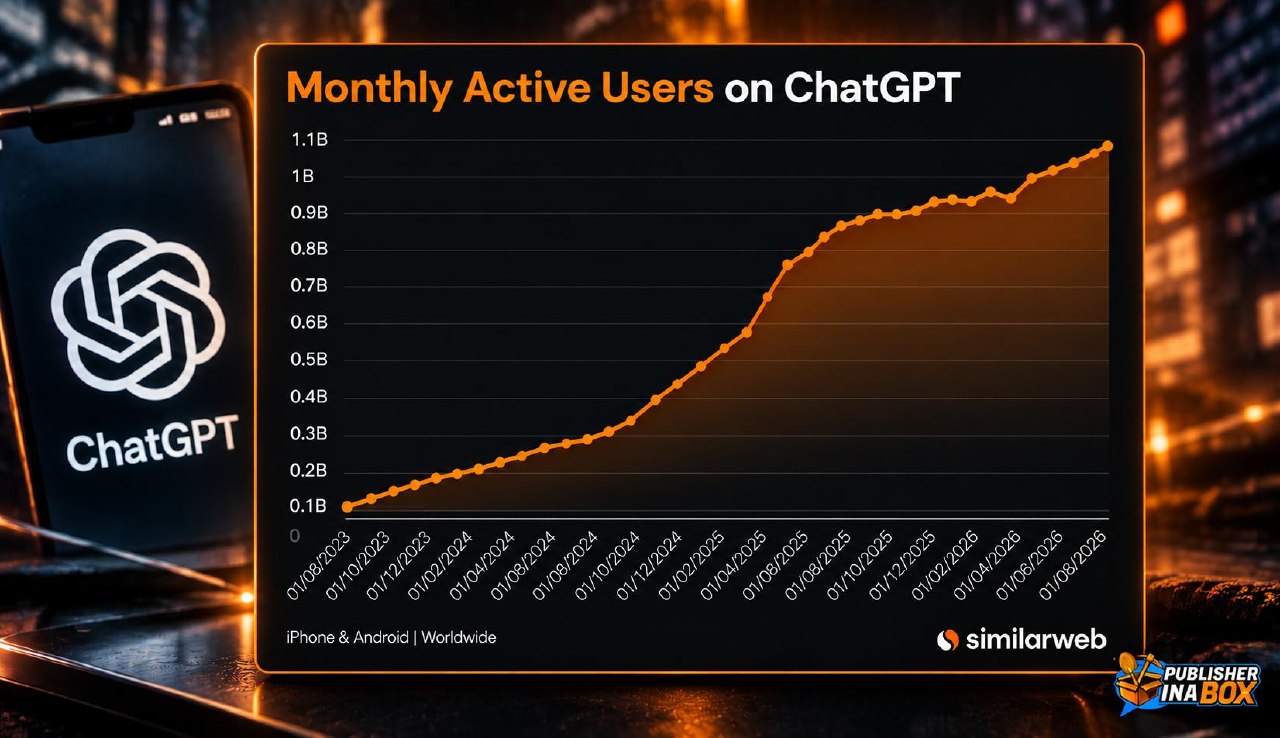 ChatGPT usage growth chart showing all-time highs
